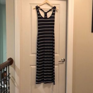 Stripped maxi dress